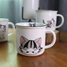 Load image into Gallery viewer, Super Cute Cat Animal Cartoon Coffee Cup Kitten Milk Mug Creative Ceramic Tea Mugs Breakfast Drinkware Novelty Nice Gifts